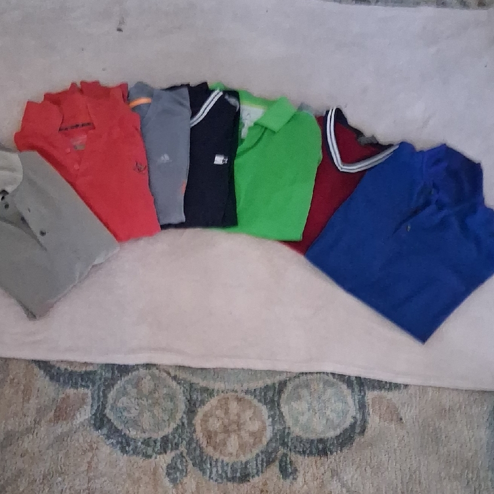 Colorful Polo Shirt Set